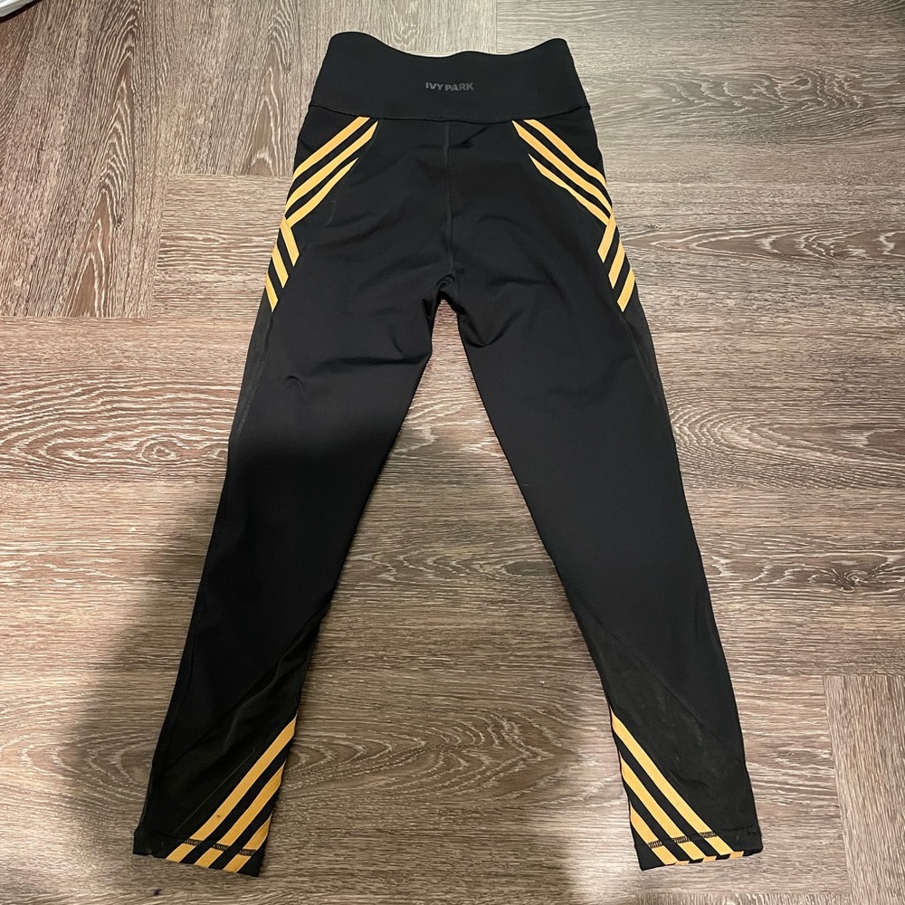 Ivy Park Black Mesh High Waist Leggings